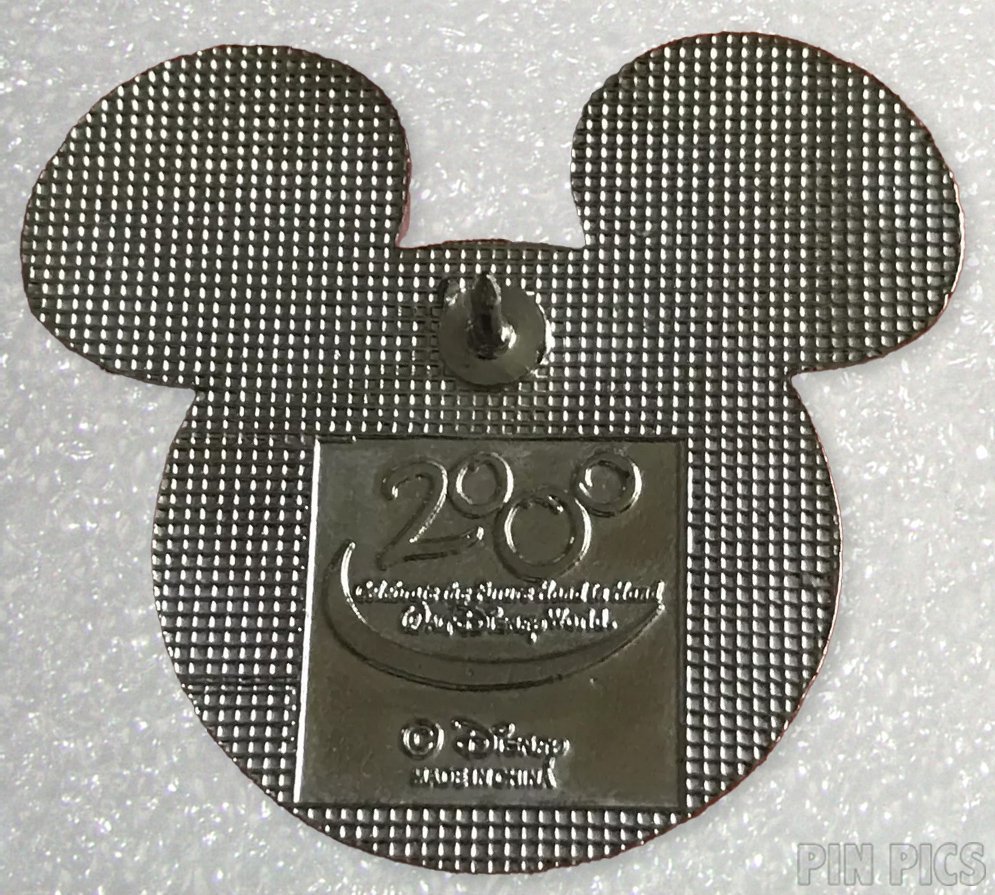 WDW - Yin Yang Mickey Head - Brownish Black - Correct Dots - Version 2  pin collectible - Main Image 2