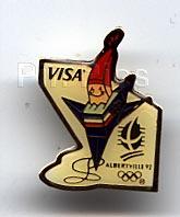 Japan - Clarice, Chip and Dale - Pink Heart - Dome - JDS