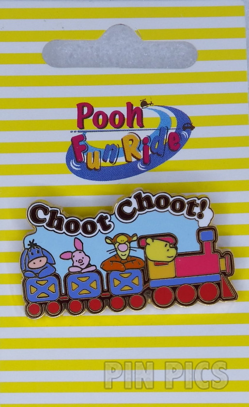 Japan - Pooh and Pals - Choot Choot - Train - Poohs Fun Ride - JDS  pin collectible - Main Image 3