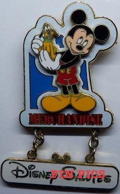 DLR Cast Member 40th Anniversary Pin Set #1