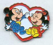 DLR Cast Member 40th Anniversary Pin Set #3