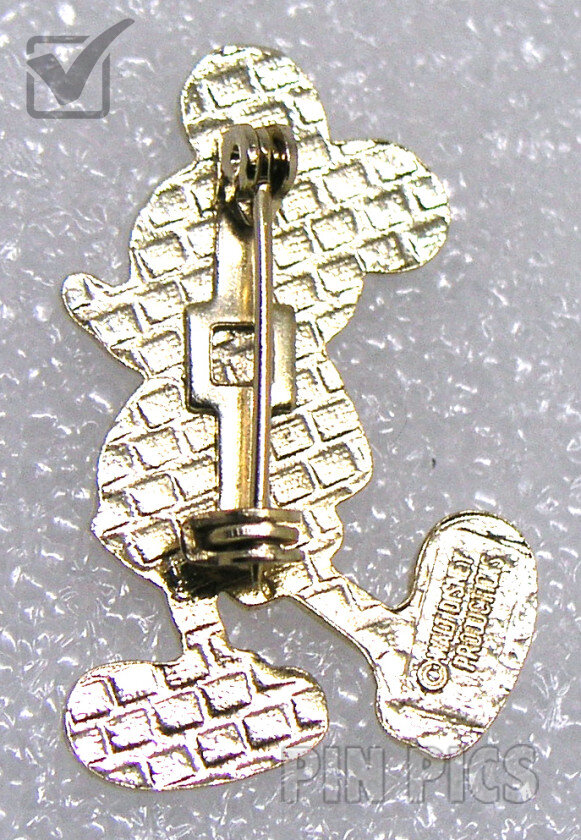 Button - Brooch - Mickey - White Face and Shoes  pin collectible - Main Image 3