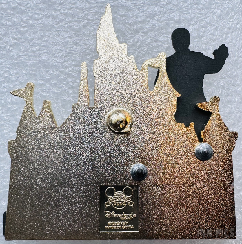 DLR - Partners Statue - Sleeping Beauty Castle  pin collectible - Main Image 2