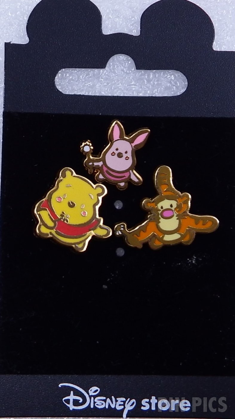 Japan - Pooh, Tigger and Piglet - Tampopo Set - Dandelion Pooh #4 - JDS  pin collectible - Main Image 2