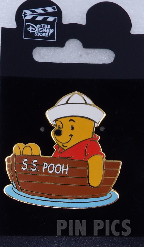 Japan - Pooh - Sailor - S.S. Pooh - Wooden Boat - JDS  pin collectible - Main Image 3