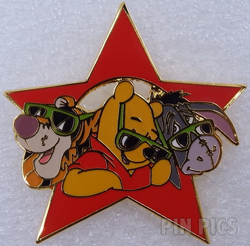 Mickey Hot Air Balloon - Patriotic - Yellow