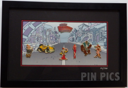 Who Framed Roger Rabbit 10th Anniversary Framed Set  pin collectible - Main Image 2