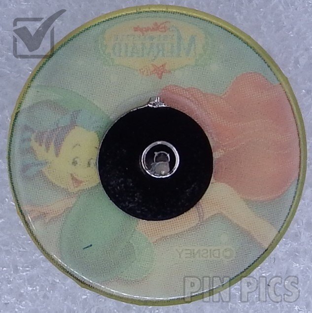 Japan - Ariel and Flounder - Little Mermaid - Dome - M and P  pin collectible - Main Image 2
