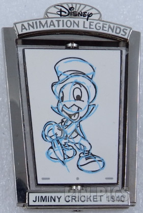 WDW - Jiminy Cricket 1940 - Disney Animation Legends Series #4  pin collectible - Main Image 2