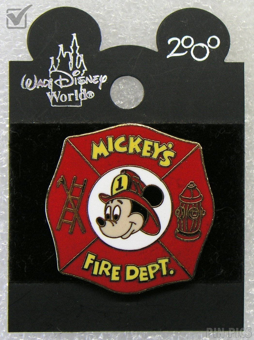 WDW - Mickey’s Fire Dept. - Version 2  pin collectible - Main Image 3