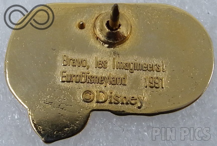 Cheshire Cat - Gold Background  pin collectible - Main Image 2