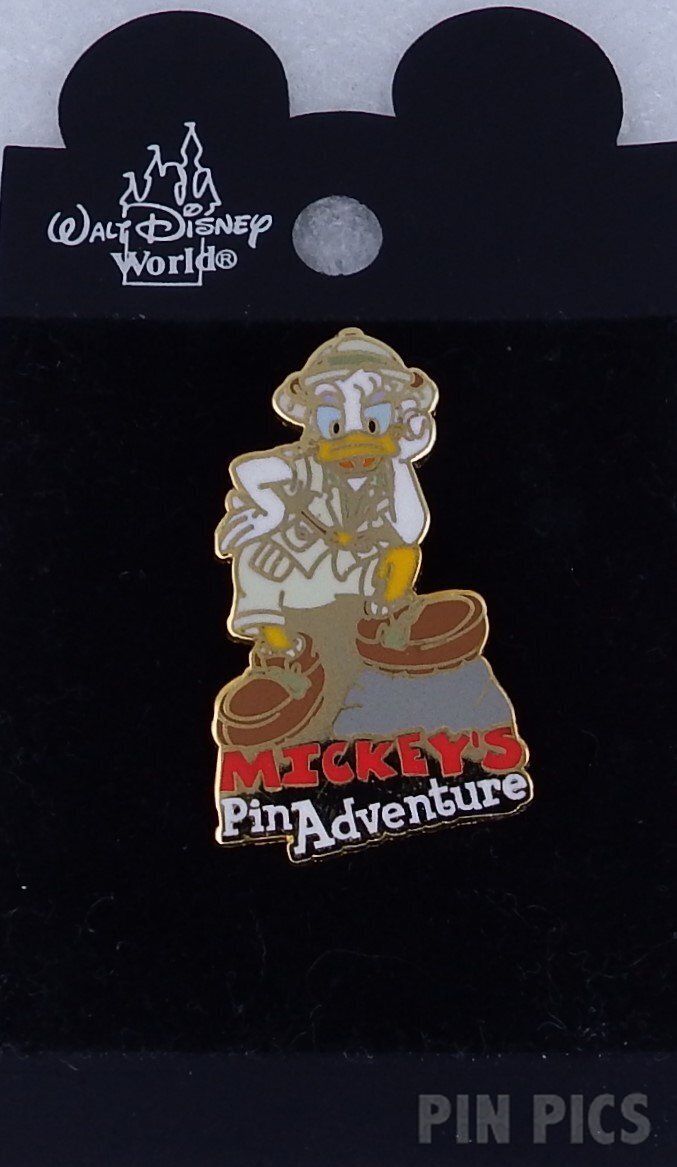 WDW - Daisy Duck - Mickey’s Pin Adventure - 2002 AK Pin-o-Rama  pin collectible - Main Image 3
