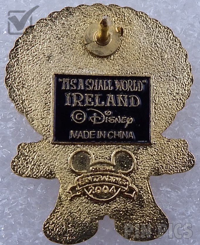 WDW - Irish Boy - It’s a Small World Doll Series  pin collectible - Main Image 2