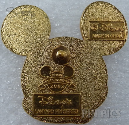 WDW - Winking - Mickey Faces Set - Cast Lanyard Series 1 2002 - 2003  pin collectible - Main Image 2