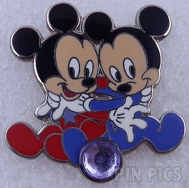 DLR - Mickey and Minnie - Patriotic Mickey Head Icon - Cast Exclusive