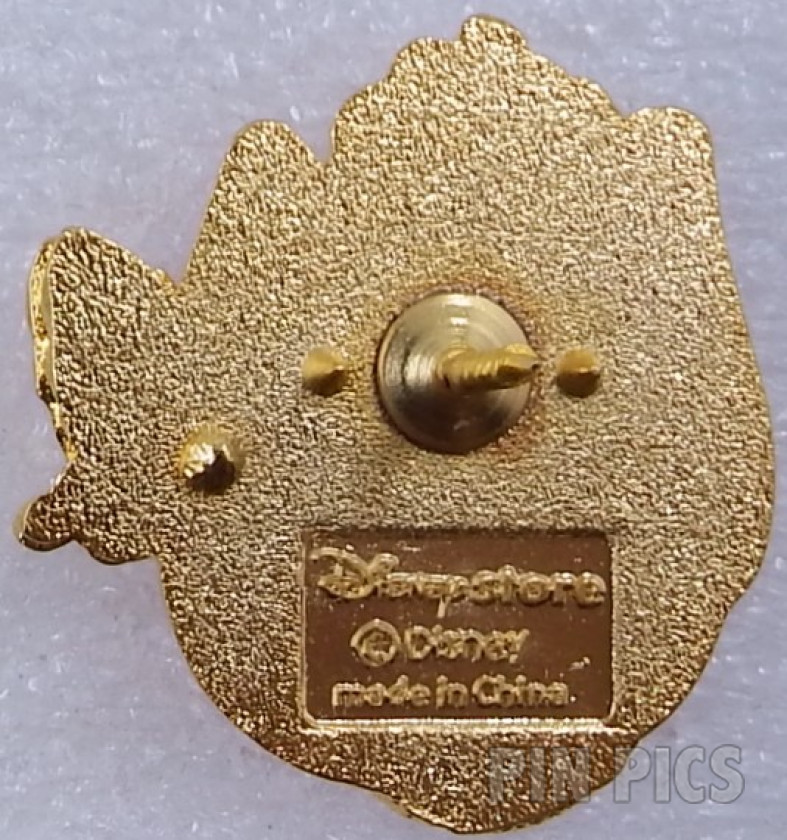 Japan - Piglet and Butterfly - Big Flower - Tulip Pooh - Dangle - JDS  pin collectible - Main Image 2