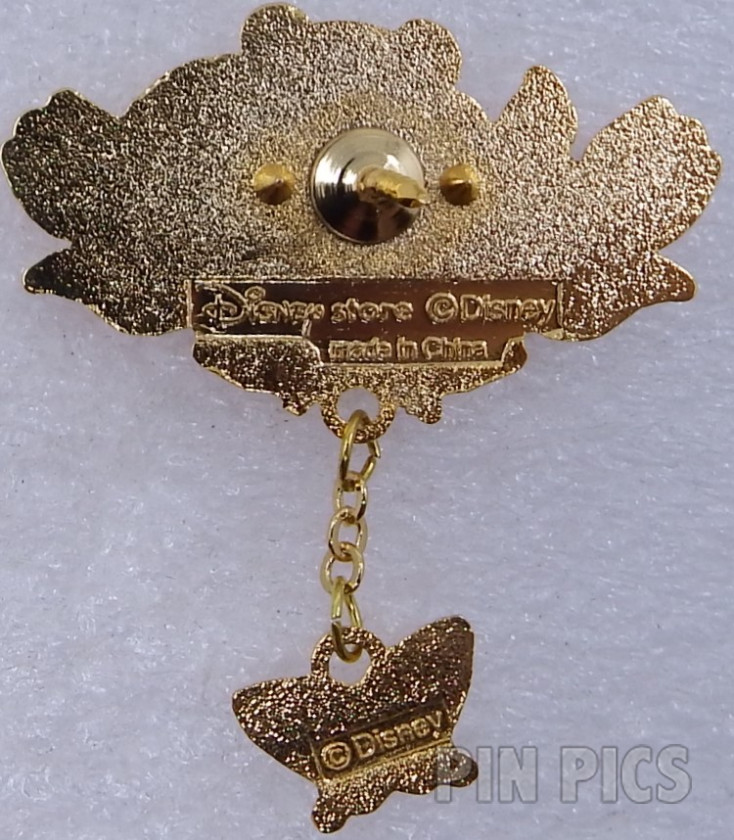 Japan - Pooh and Piglet - Butterfly - Tulip Pooh - Dangle - JDS  pin collectible - Main Image 2