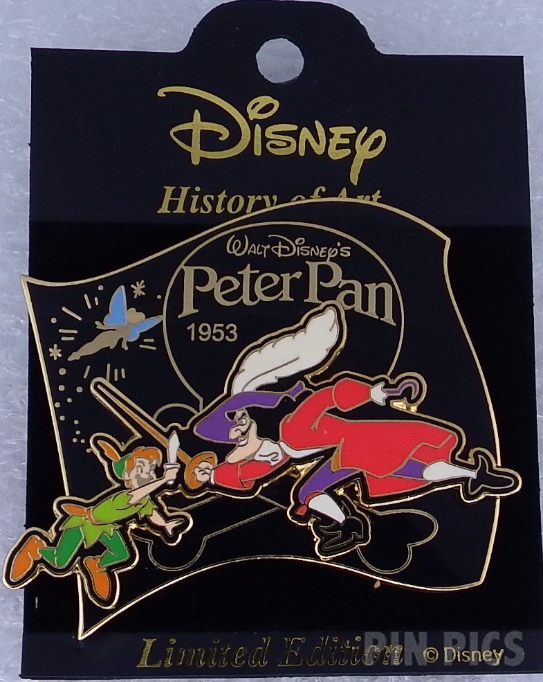 Japan - Captain Hook - Peter Pan 1953 - History of Art 2002  pin collectible - Main Image 3