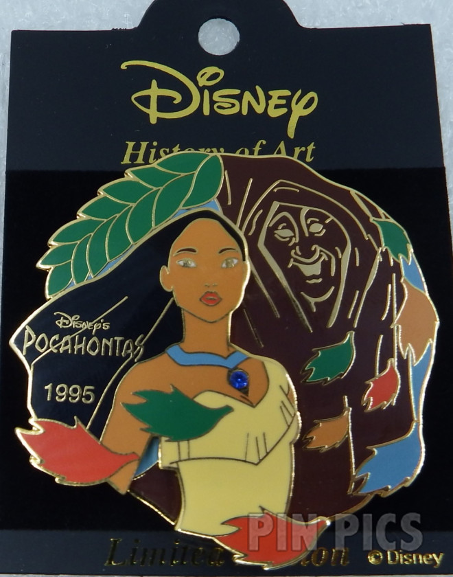 Japan - Pocahontas and Grandmother Willow - Pocahontas 1995 - History of Art 2002  pin collectible - Main Image 3