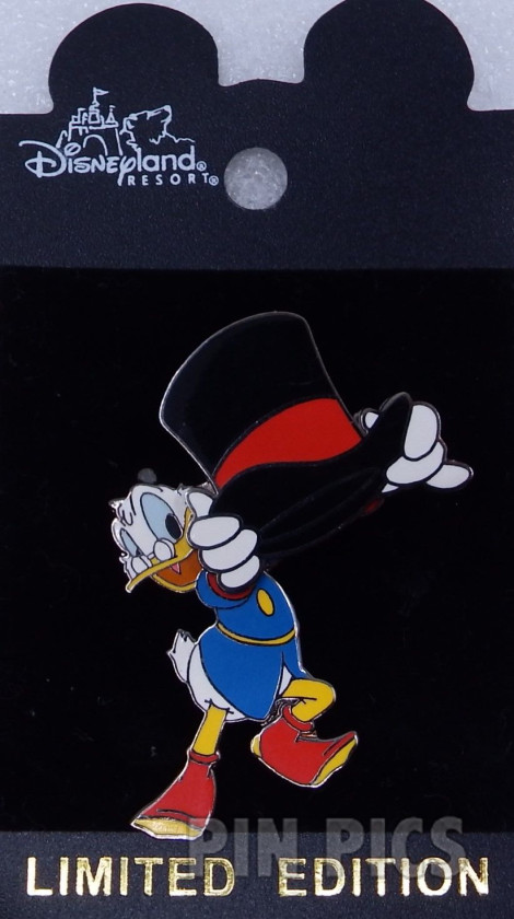 DLR - Scrooge McDuck - Big Hats  pin collectible - Main Image 3