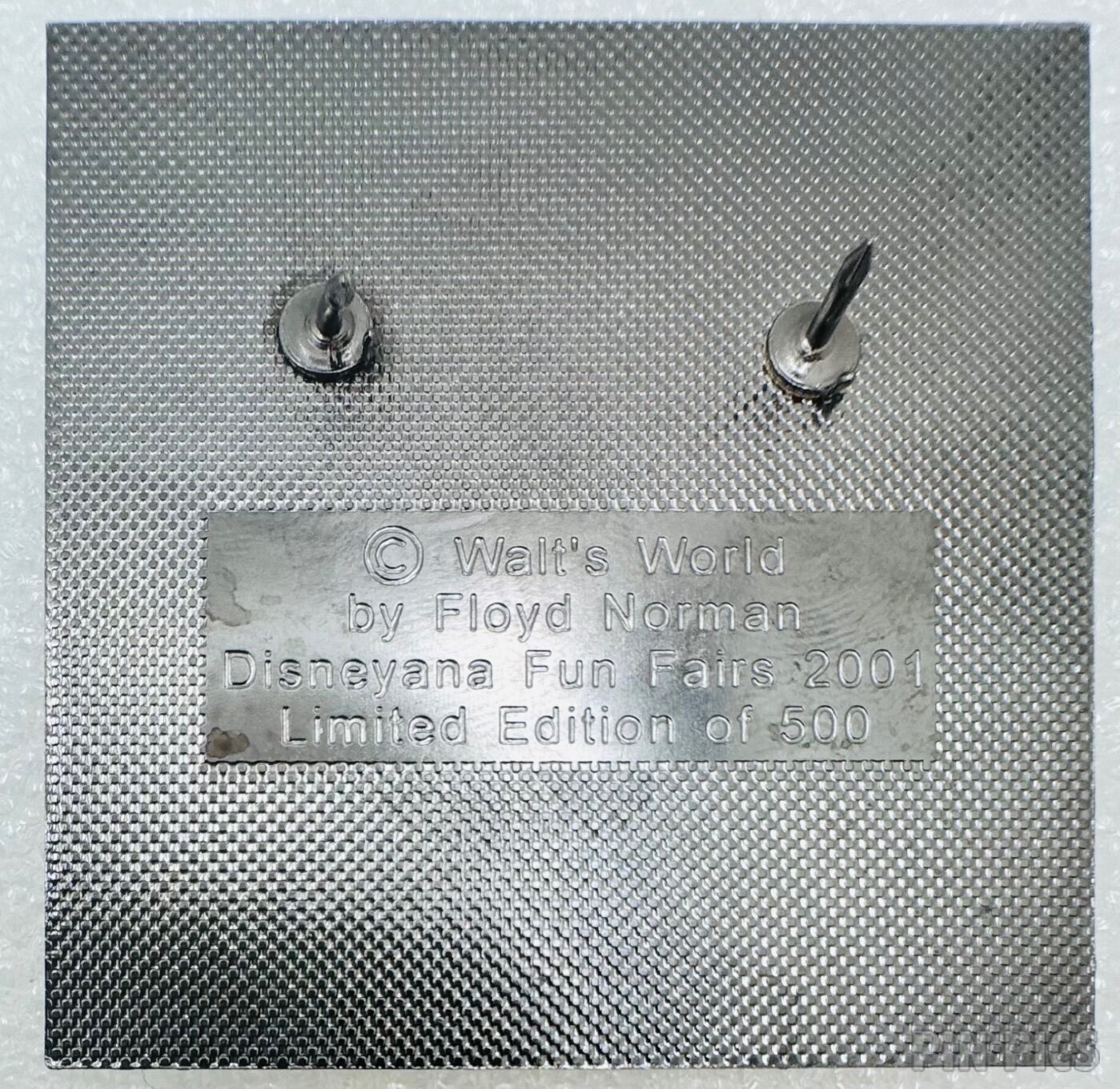 Fantasy - Walt’s World by Floyd Norman - 100th Birthday Caricature - Gold  pin collectible - Main Image 2