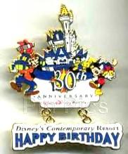 DLR - One Hundred Mickeys Pin Series (MM 069) - Blue Blush