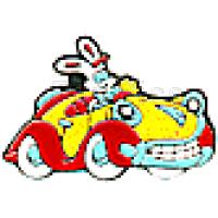 Smiling Pluto holding a flower