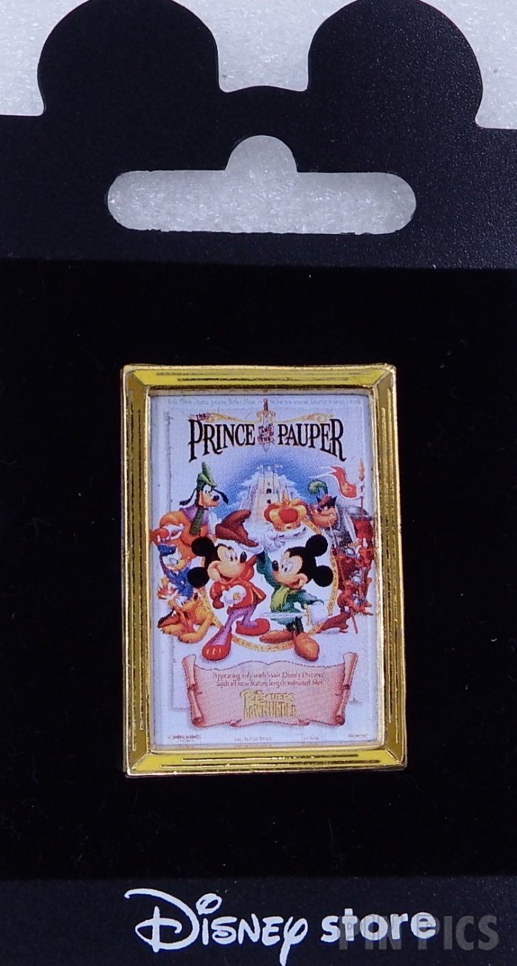 Japan - Prince and the Pauper - Mickey Mouse - Movie Poster - JDS  pin collectible - Main Image 3
