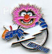 WDW - Flower the Skunk - Standing in Flowers with Yellow Centers - Version 4