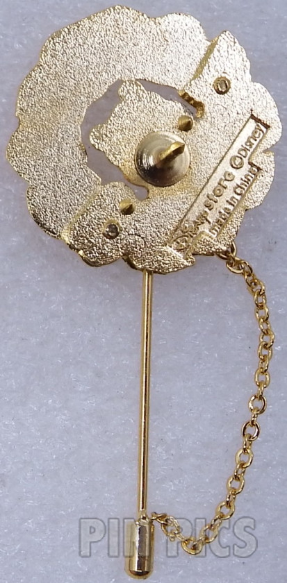 Japan - Pooh - Flower Wreath - Stick Pin - Roses - JDS  pin collectible - Main Image 2