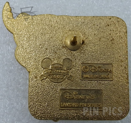 WDW - Pinocchio - The Nose Knows - Character Sayings Set - Cast Lanyard Series 1 2002 - 2003  pin collectible - Main Image 2