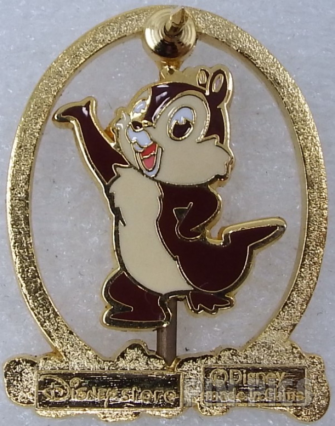 Japan - Chip and Dale - Spinner - Spring Flowers - JDS  pin collectible - Main Image 2