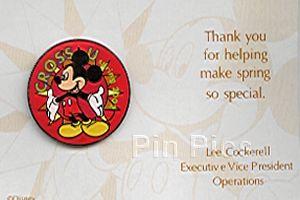 WDW - Mickey - Cross-U Spring 2002 - Cast Exclusive  pin collectible - Main Image 3