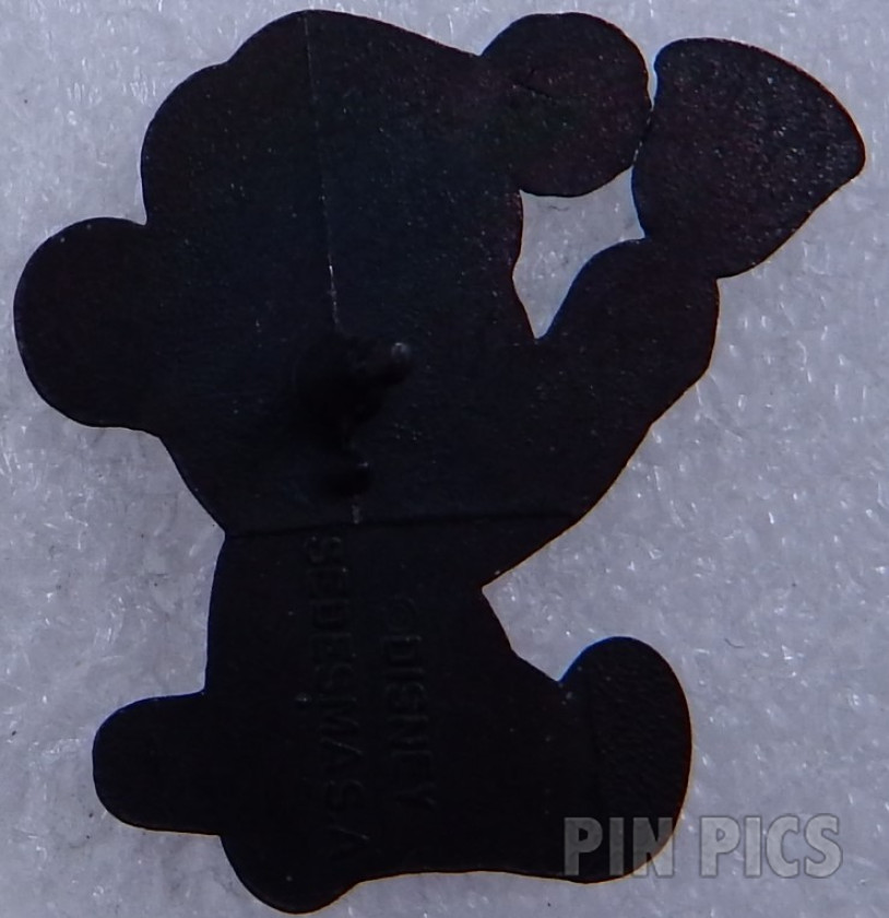 Baby Santa Mickey Ringing a Bell  pin collectible - Main Image 2