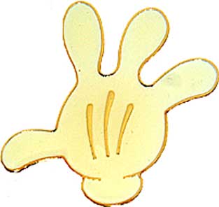 WDW - Pixie's Pin Path Map - Countdown To Disney's 2001 Pin Celebration