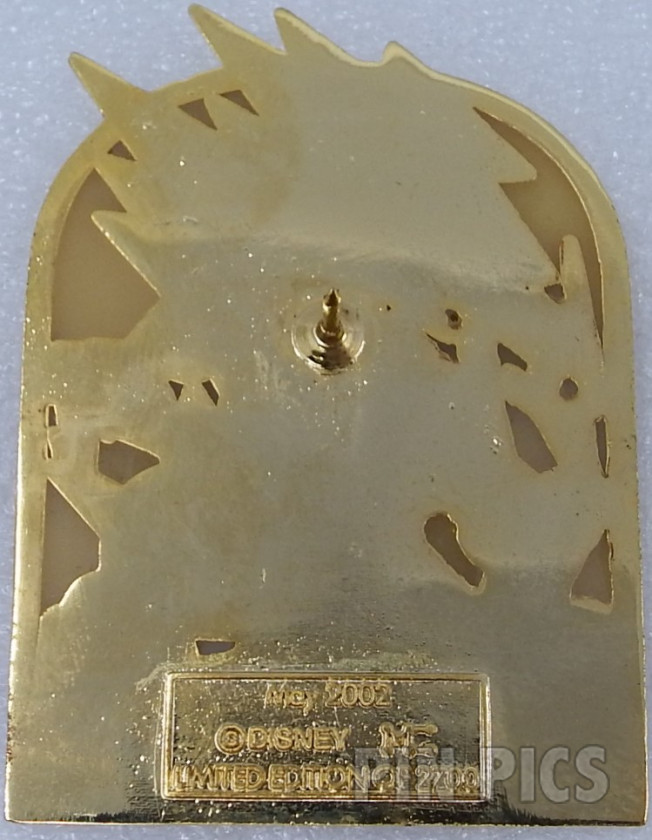 Japan - Beast - Beauty and the Beast 1991 - Stained Glass - History of Art 2002  pin collectible - Main Image 2