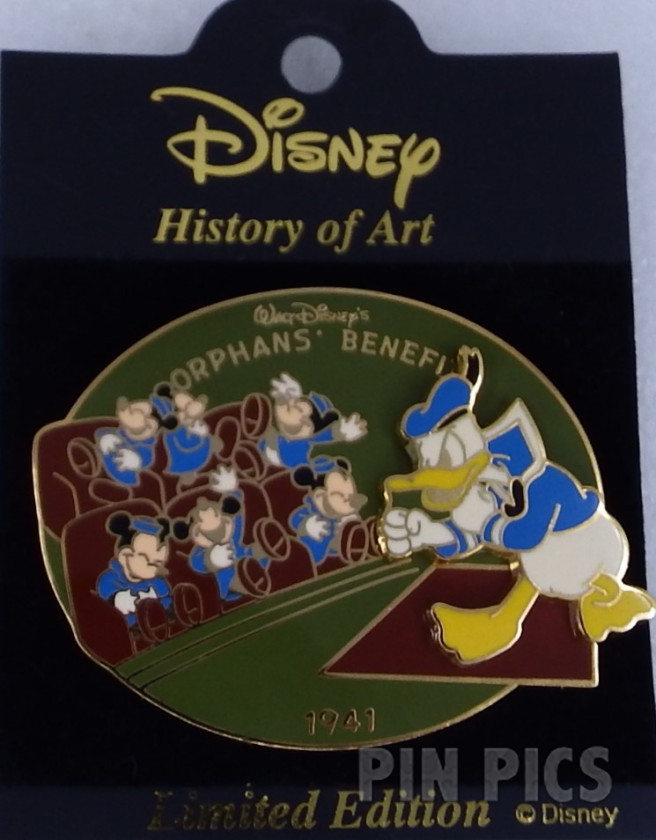Japan - Donald Duck and Orphans - Orphans Benefit 1941 - History of Art 2002  pin collectible - Main Image 3