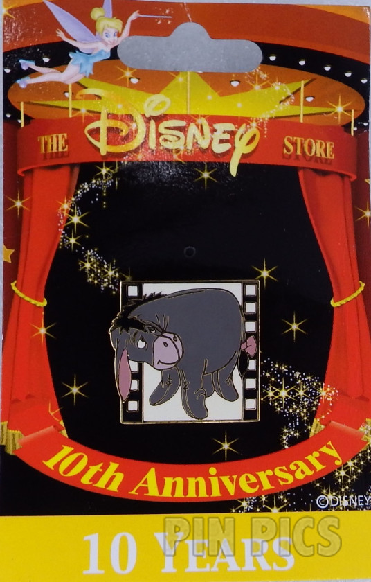 Japan - Eeyore - Filmstrip - 10th Anniversary - JDS  pin collectible - Main Image 3