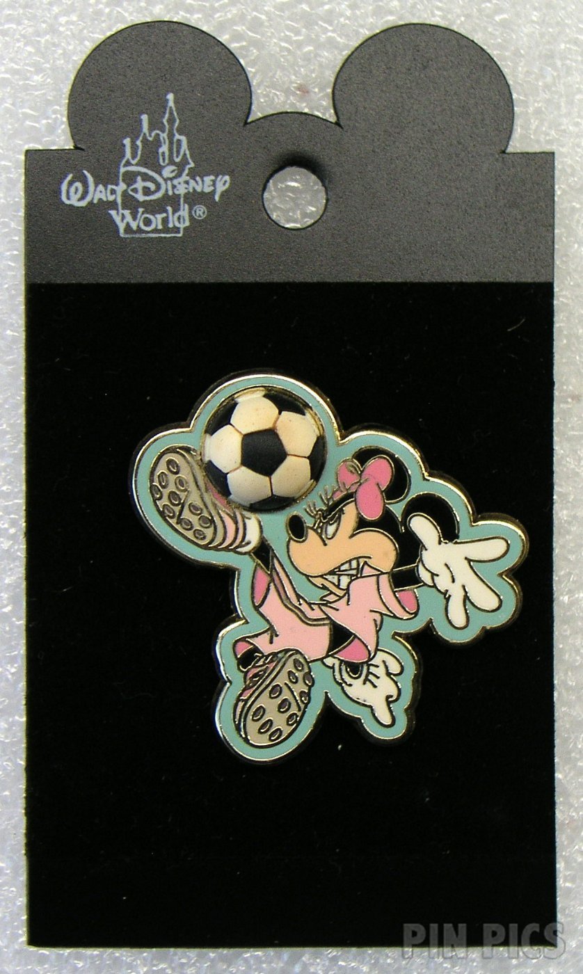 Minnie - Soccer - Sports Free-D Series - Big Pin Game  pin collectible - Main Image 3