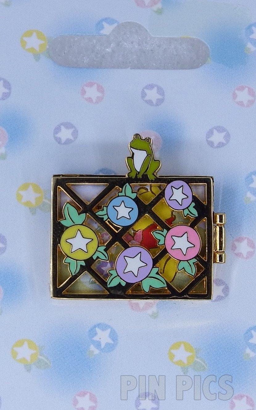 Japan - Pooh and Piglet - Garden Fence Pooh - Morning Glory - JDS  pin collectible - Main Image 4