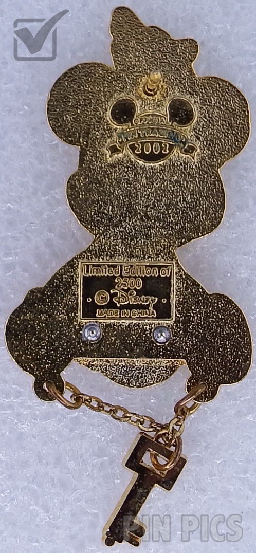 Mickey - Disneyana Convention 2002 - Official Mystery Logo - Dangle  pin collectible - Main Image 2