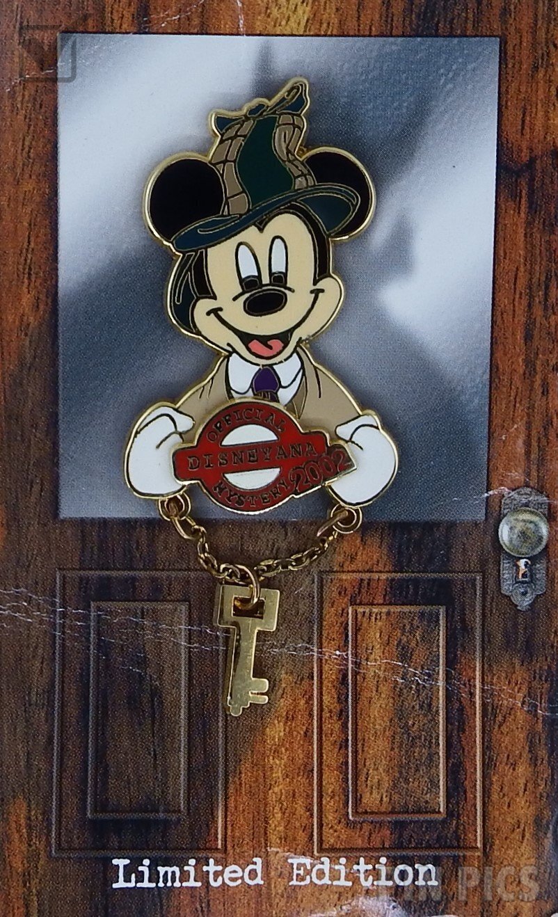 Mickey - Disneyana Convention 2002 - Official Mystery Logo - Dangle  pin collectible - Main Image 3