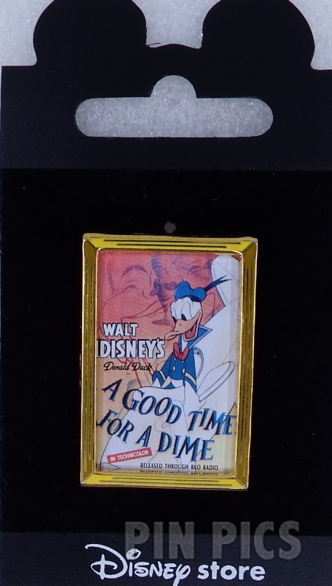 Japan - A Good Time for a Dime - Donald Duck - Movie Poster - JDS  pin collectible - Main Image 3