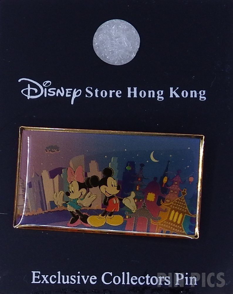 HKDL - Mickey and Minnie - Hong Kong Disney Store  pin collectible - Main Image 3