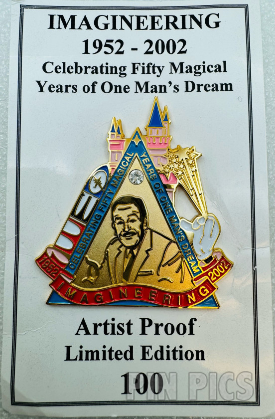 AP/PP Walt Disney - Disneyana Fun Fairs - WED Imagineering - Diamond Chip  pin collectible - Main Image 2