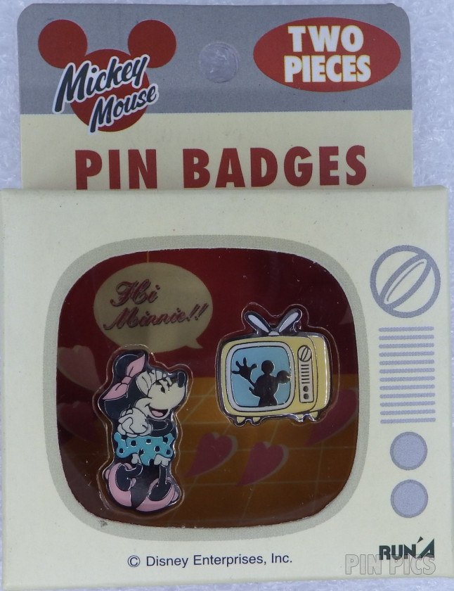 Japan - Minnie Mouse & Television - Retro  pin collectible - Main Image 2