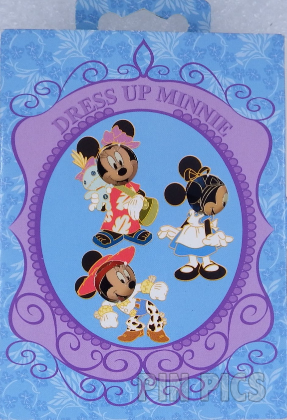 Japan - Dress Up Minnie - Storybook Set - JDS  pin collectible - Main Image 2