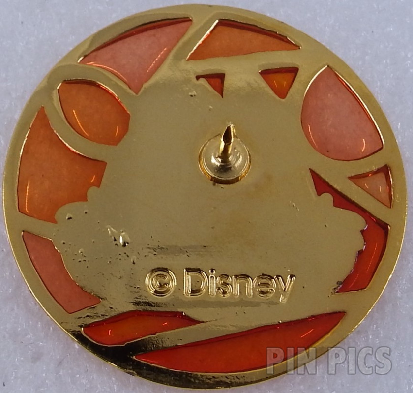 Japan - Dale - Stained Glass Circle  pin collectible - Main Image 2