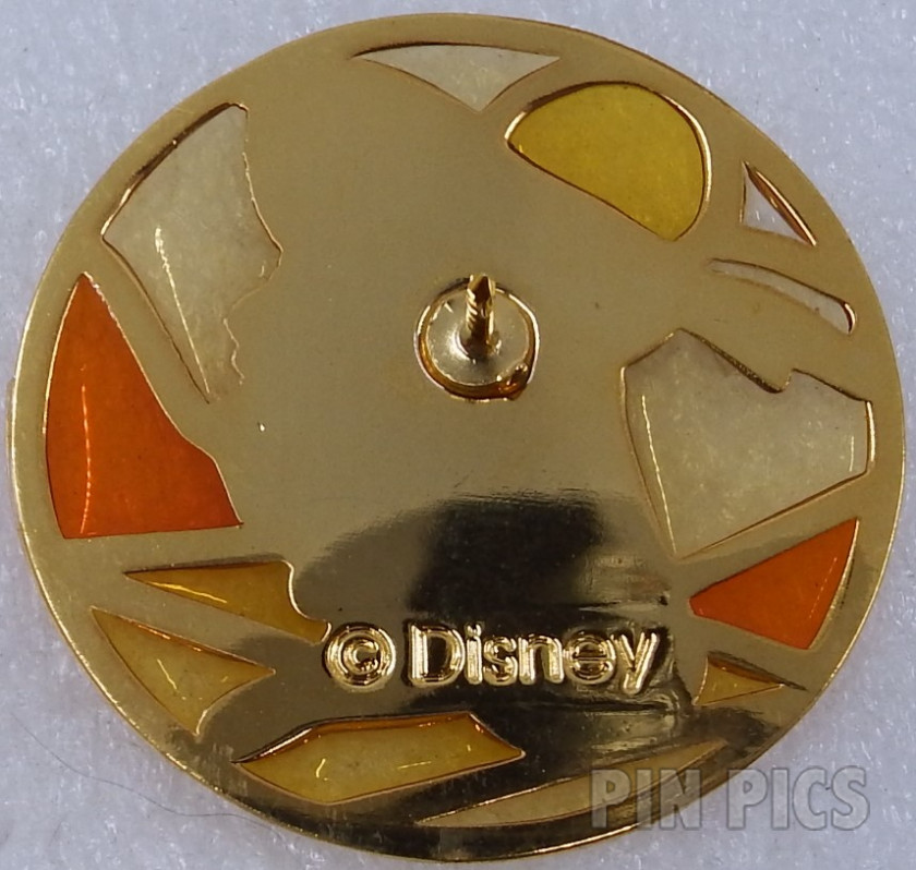 Japan - Donald Duck - Stained Glass Circle  pin collectible - Main Image 2