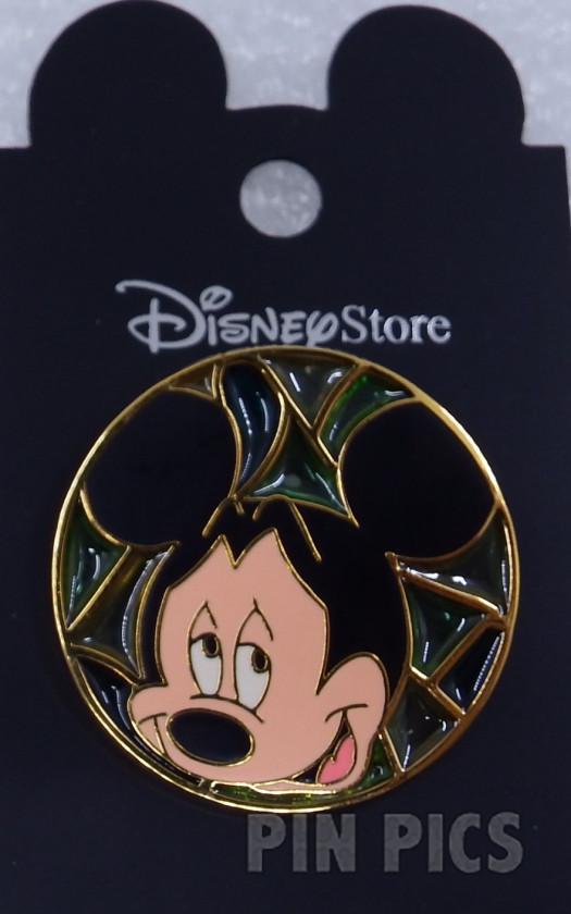 Japan - Mickey Mouse - Stained Glass Circle  pin collectible - Main Image 3